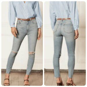 Boyish THE ZACHARY WOmens High Rise Stretch Skinny Jeans Sz 27 in WEEKEND